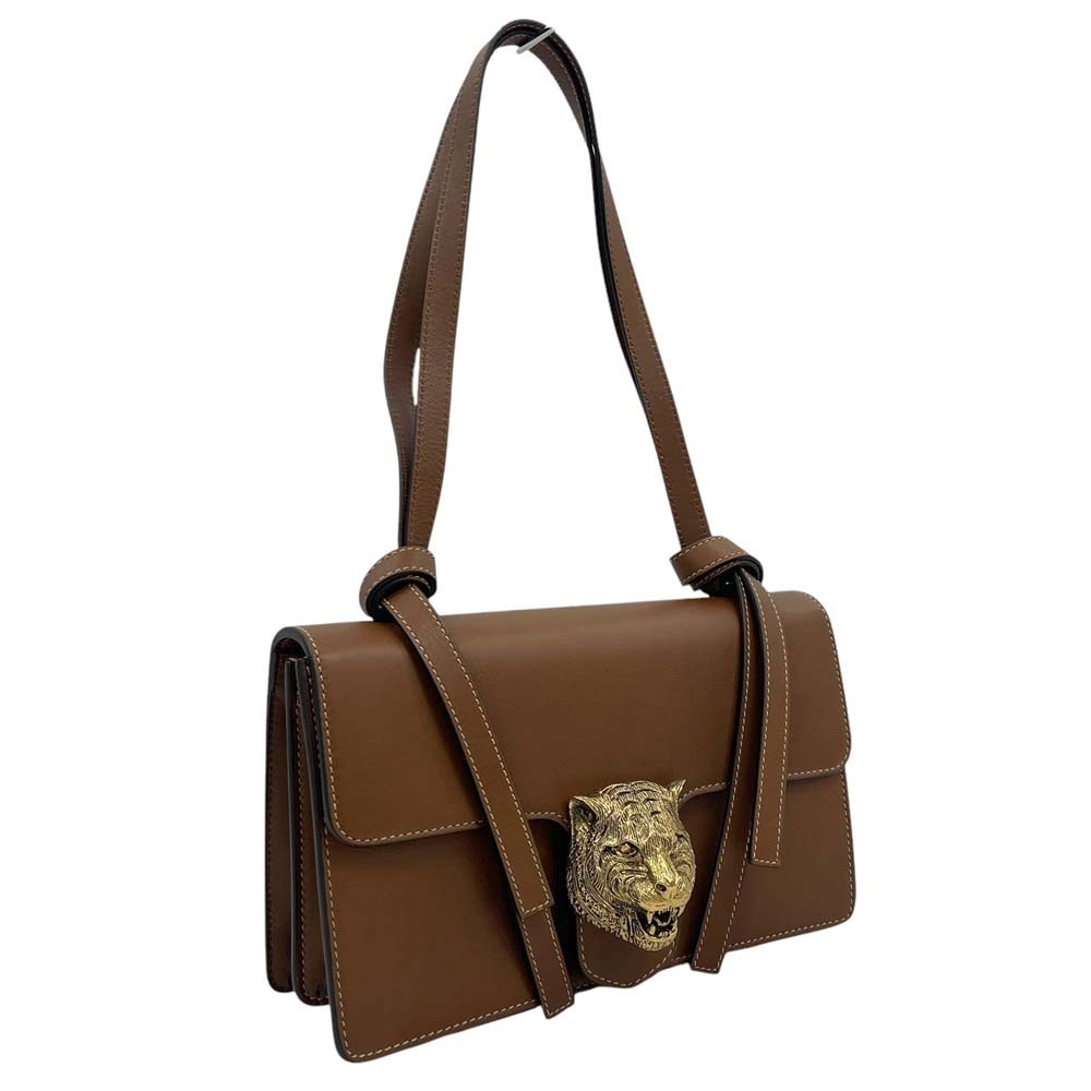 Gucci Animalier Brown Shoulder Bag Handbag